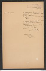 k.k. naturhistorisches Hofmuseum, Intendanzakten 1885-1896 (Hauer), Aktenzahl Z.695/1892, Seite 1
